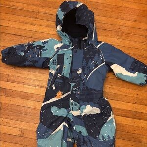 Reima Kids Puhuri Pine Pattern Snowsuit 12-18 months